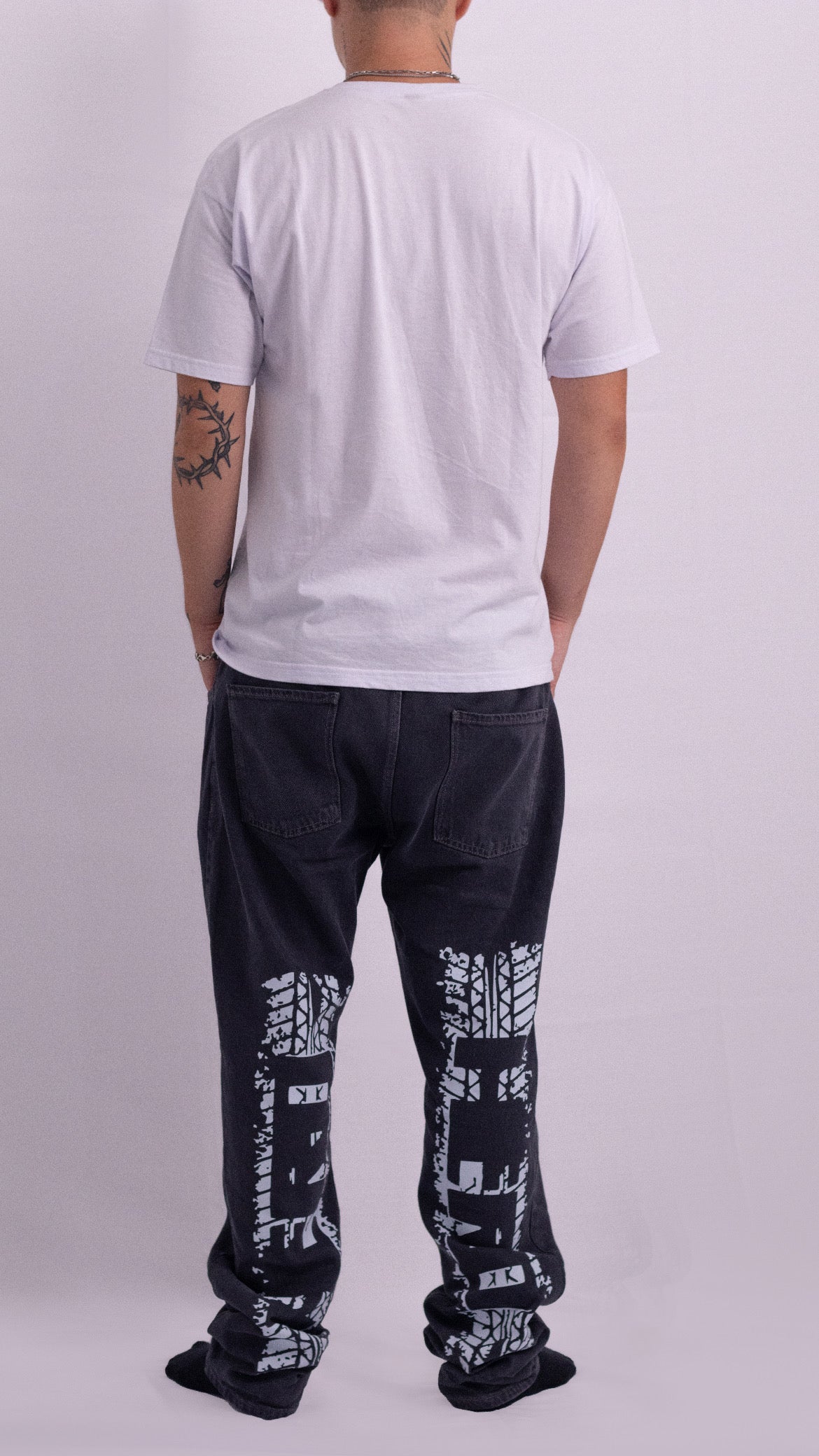 CALÇA JEANS HERO "BRAKE" CINZA ESTONADA