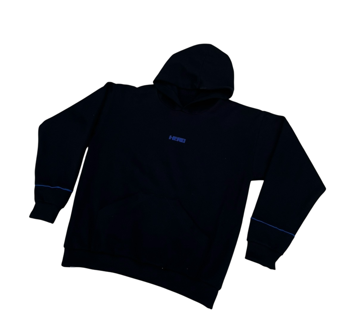 MOLETOM HERO "CHEF" BLACK/BLUE