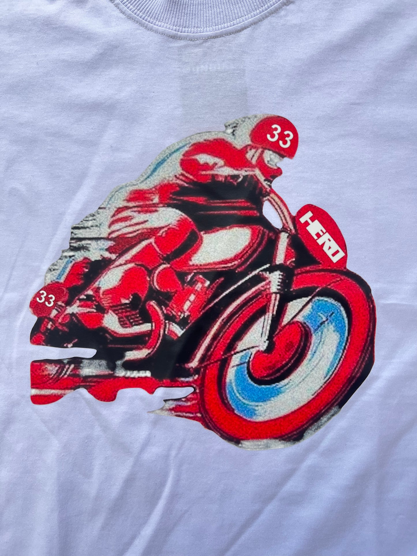 CAMISETA HERO "CAPITÃO 33" BRANCA PREMIUM